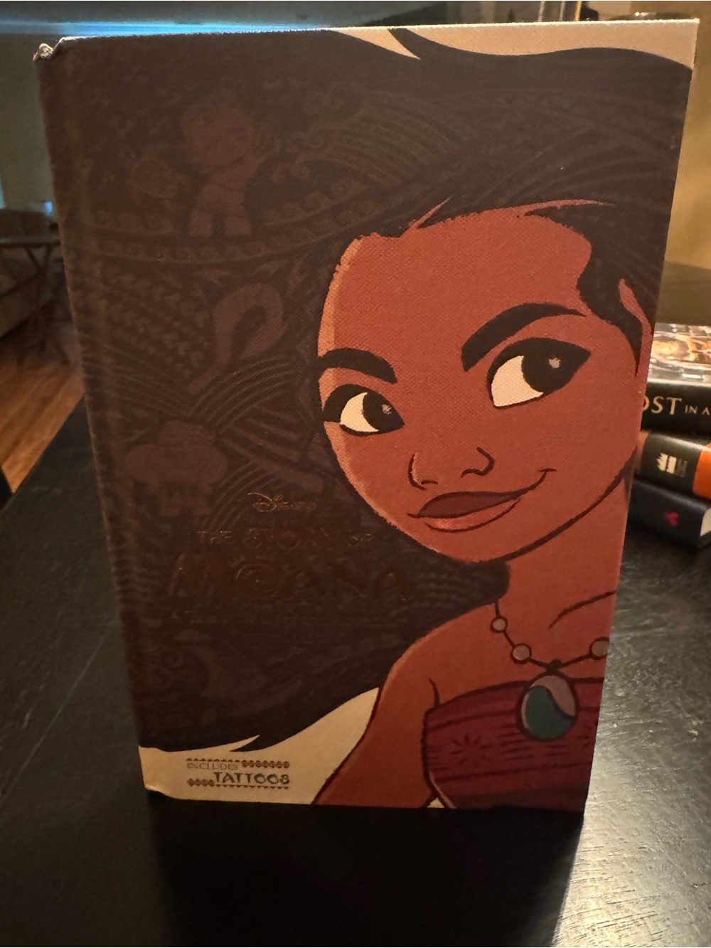 Disney Folktales Book Back Cover - Brown & Peach